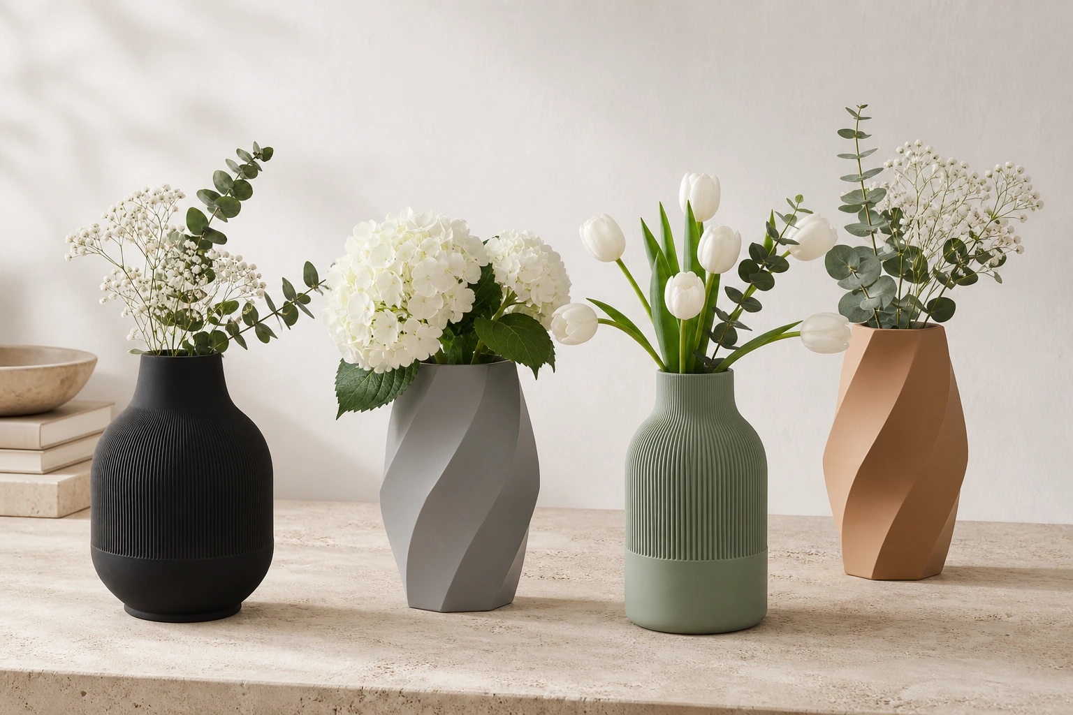 Composicao com vasos HDB Decor